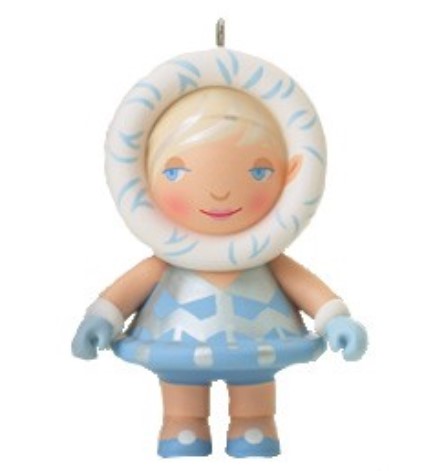 2012 Frosty Friends Mystery Ornament - Little Girl